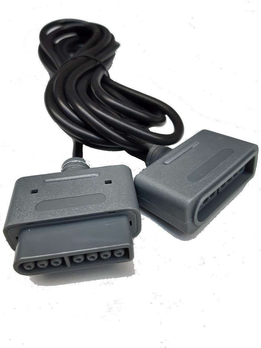 Link-e : Longitud del cable de extension 3m compatible con gamepad en la consola Super Nintendo, Famicom, SNES, Supernes