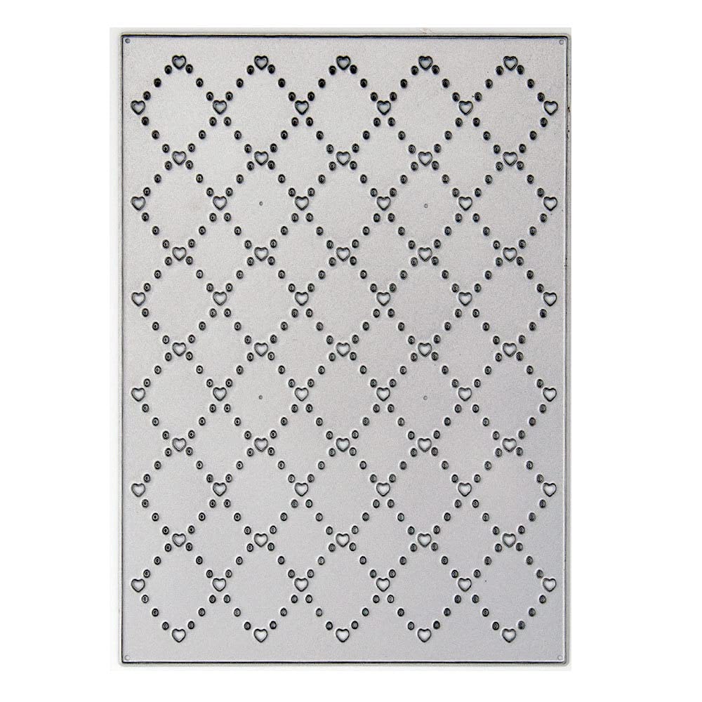arriettycraft Quilted Backdrop Craft Die Christmas Birthday Wedding Stencils Scrapbooking for DIY Craft Paper Card Making