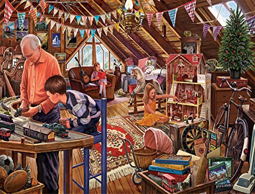 White Mountain Puzzles Attic Treasures, 1000 Piece Jigsaw Puzzle