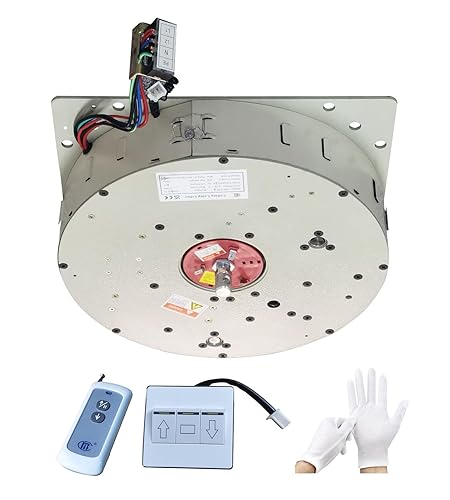 Sistema elevador de polipasto de araña, DDJ150 10M control remoto+interruptor de pared, motor eléctrico, iluminación de cabrestante de elevación,