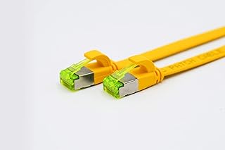 Helos - Cable de Pares Trenzados (U/FTP, Cat. 6a, 7,5 m), Color Amarillo