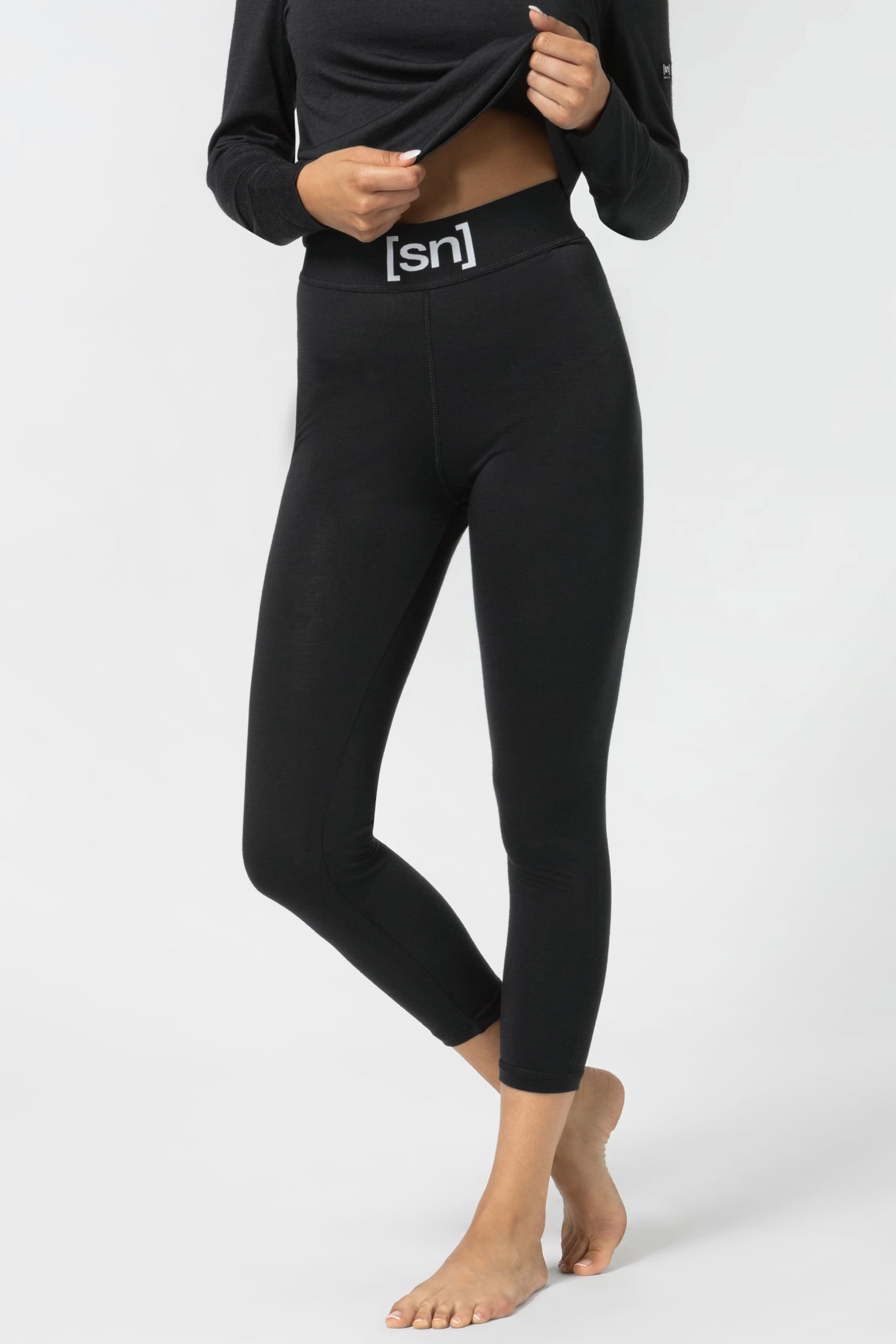 super.natural Damen Baselayer-Hose W Tundra175 Tight 3/4