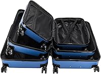 Vista 46 de Juego de equipaje de 3 piezas – Maletas con ruedas giratorias multidireccionales – Bolsa de viaje Maleta ABS con bloqueo TSA – Maletas de carcasa