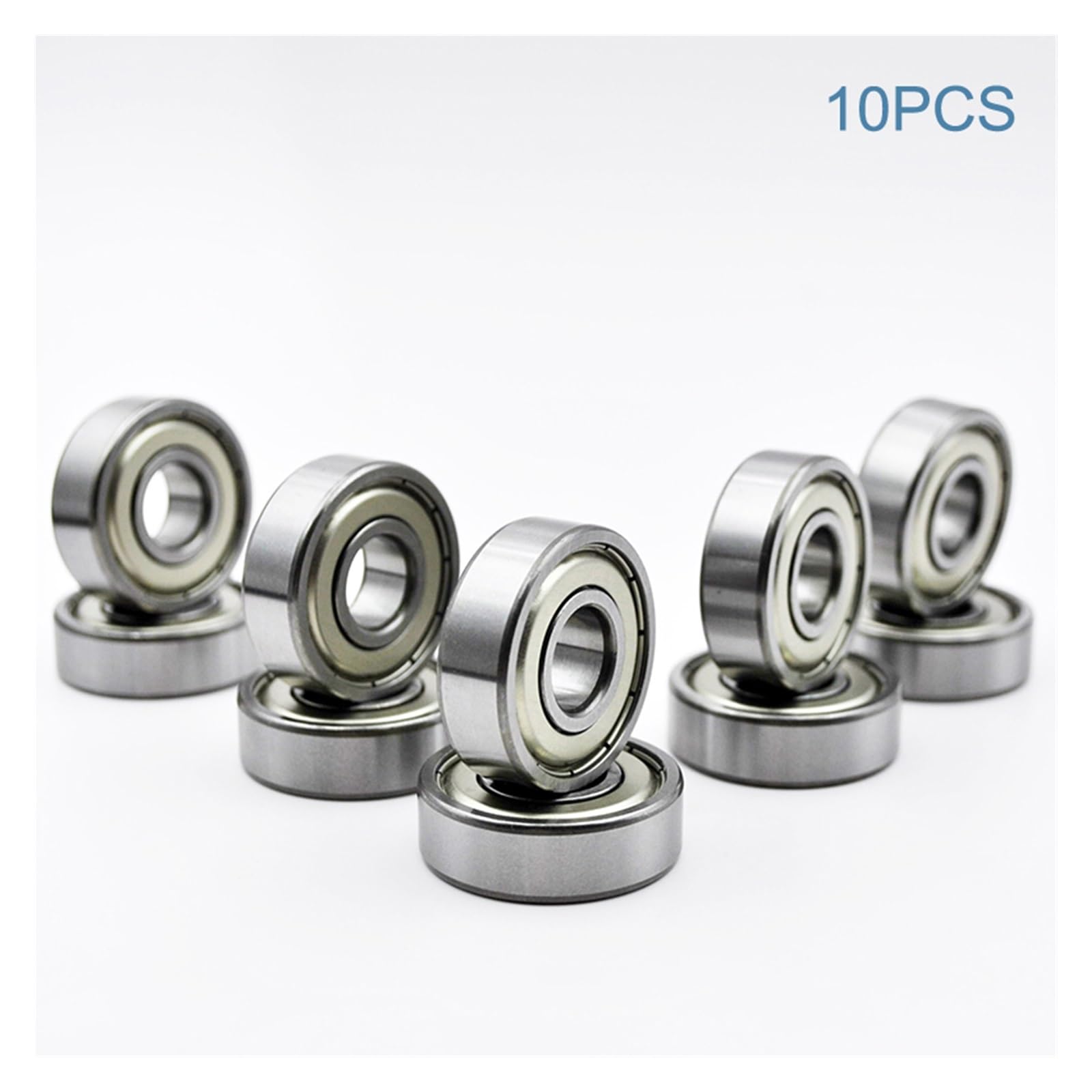 Lot de 10 roulements à Billes Miniatures 6201 2RS ZZ 12 x 32 mm en Acier chromé Gorge Profonde (2Z)(6201 2RS Normal)