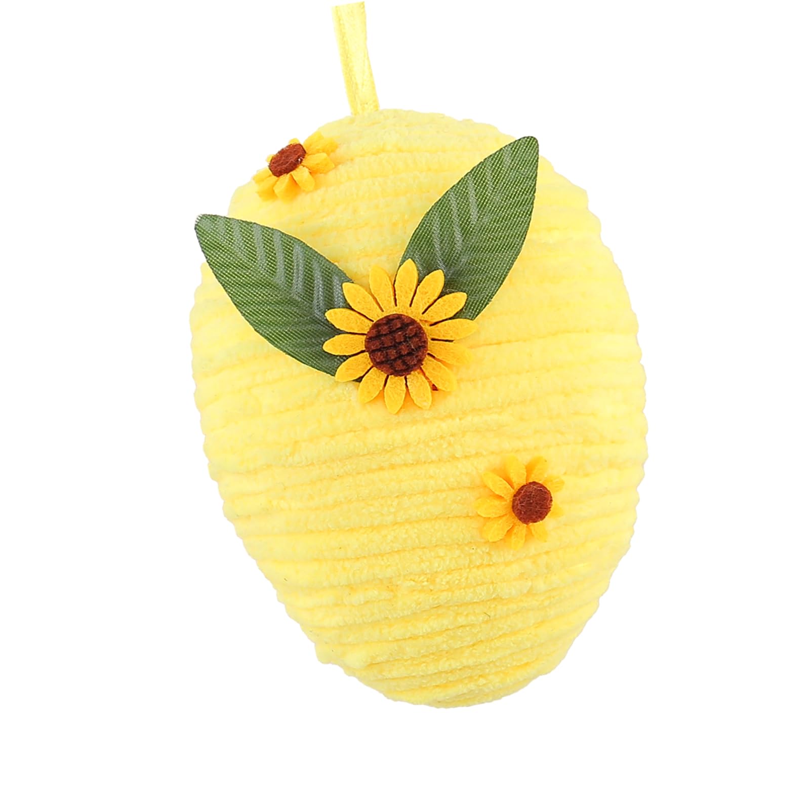 Decorative Eggs Ornament with Ribbon Hand Woven Eggs Pendant for Basket Fillers Home Decoration and Party Centerpieces Tree Decorations
