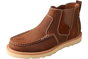 Dura-Max Slip-On Leather Work Boots for Men