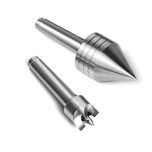Woodlathe MT2 Centers Set, Live Center 1-5/8" Dia and 4