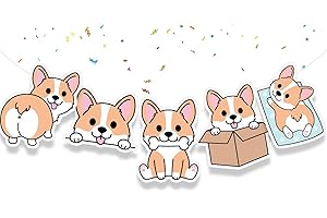 Corgi Birthday Banner - The Perfect Party Decoration for Your Furry Friend
