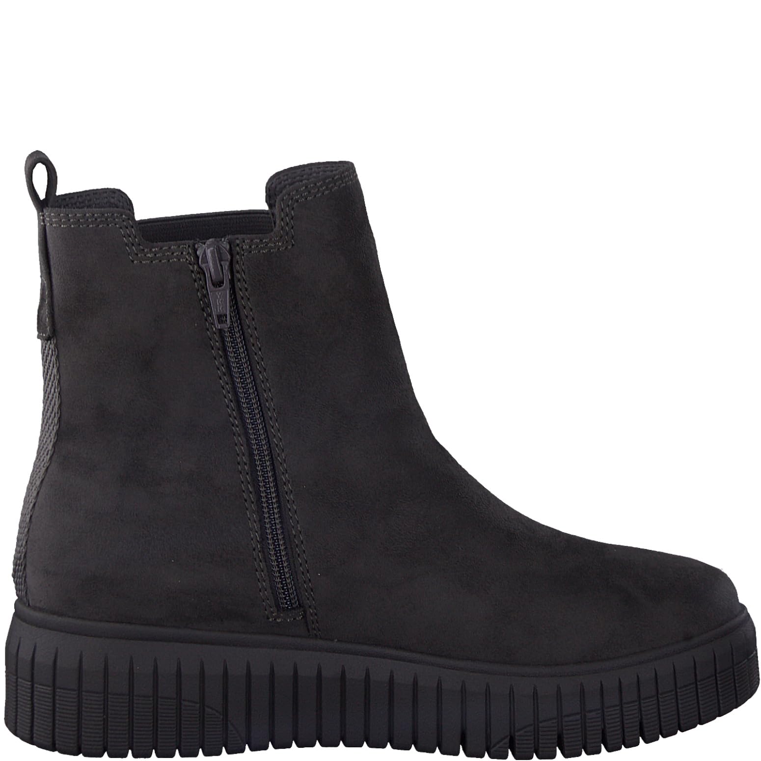Jana Damen Chelsea Boots Winter Flach Weite H Mehrweite