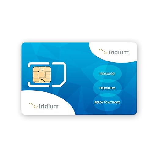 Iridium GO! Prepaid Satellite SIM Card Only (no airtime)