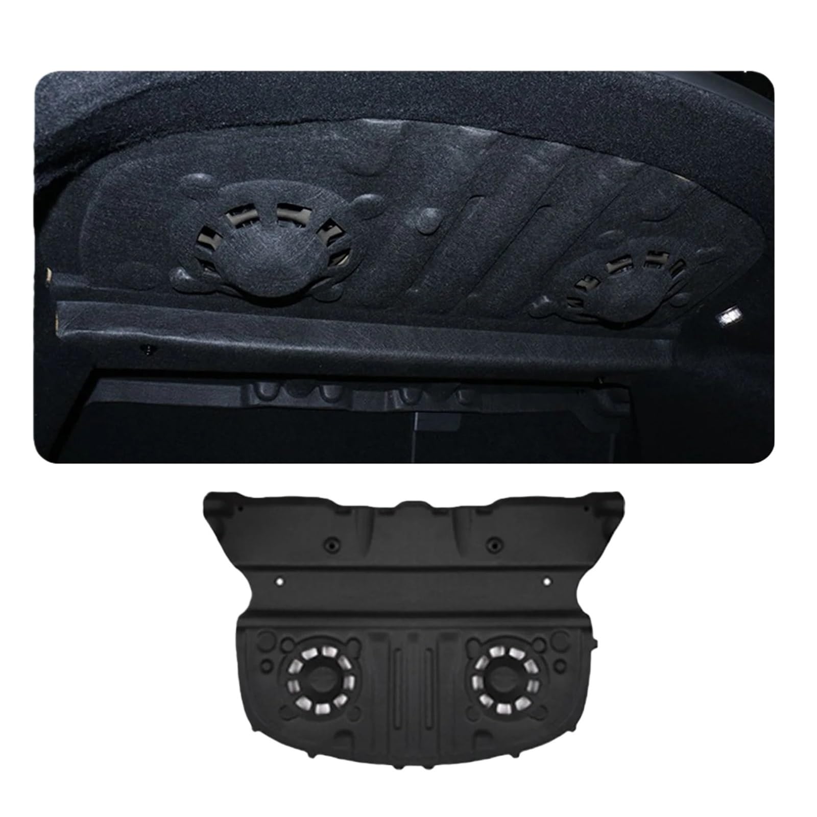 Compatible For Tesla Model 3 Trunk Lid Soundproofing Cotton Sound Insulation Cotton Compatible For Model 3+ Trunk Sound Dust-proof Mat(Style 2)
