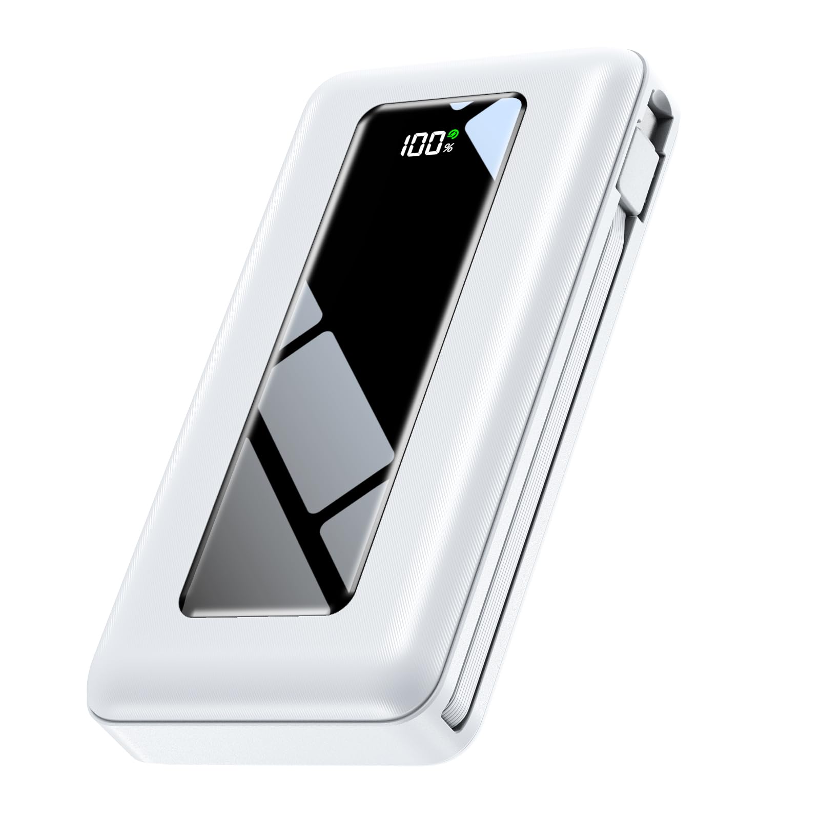 Portable Charger Power Bank 50000mAh Travel Camping Essential Battery Pack with Built-in Cables PD 22 5W Fast Charging