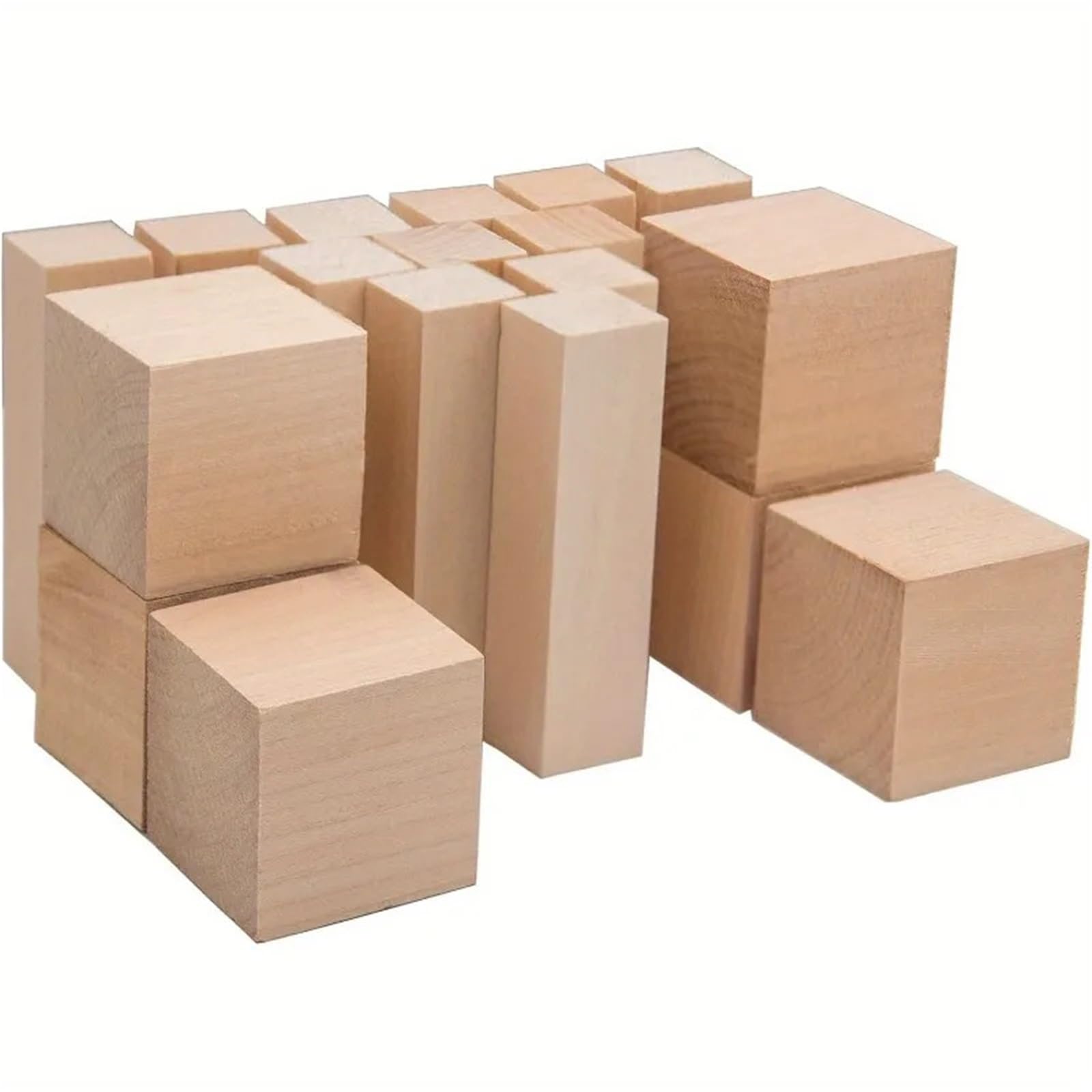 18 bloques de tallado madera tilo 50 mm for kit