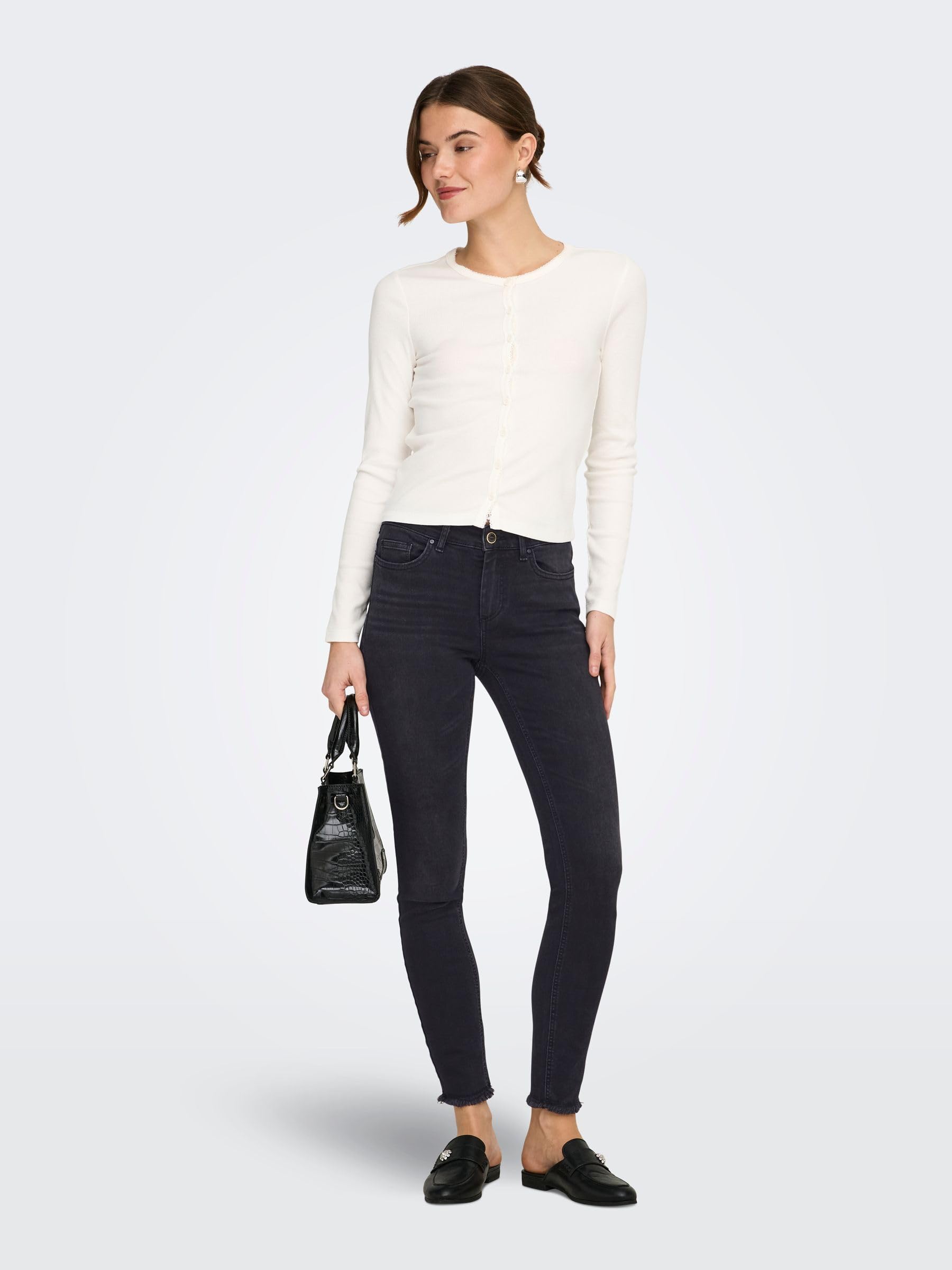 ONLY Onlblush Mid Ank Rw Rea1099 Noos - Dżins Kobiety