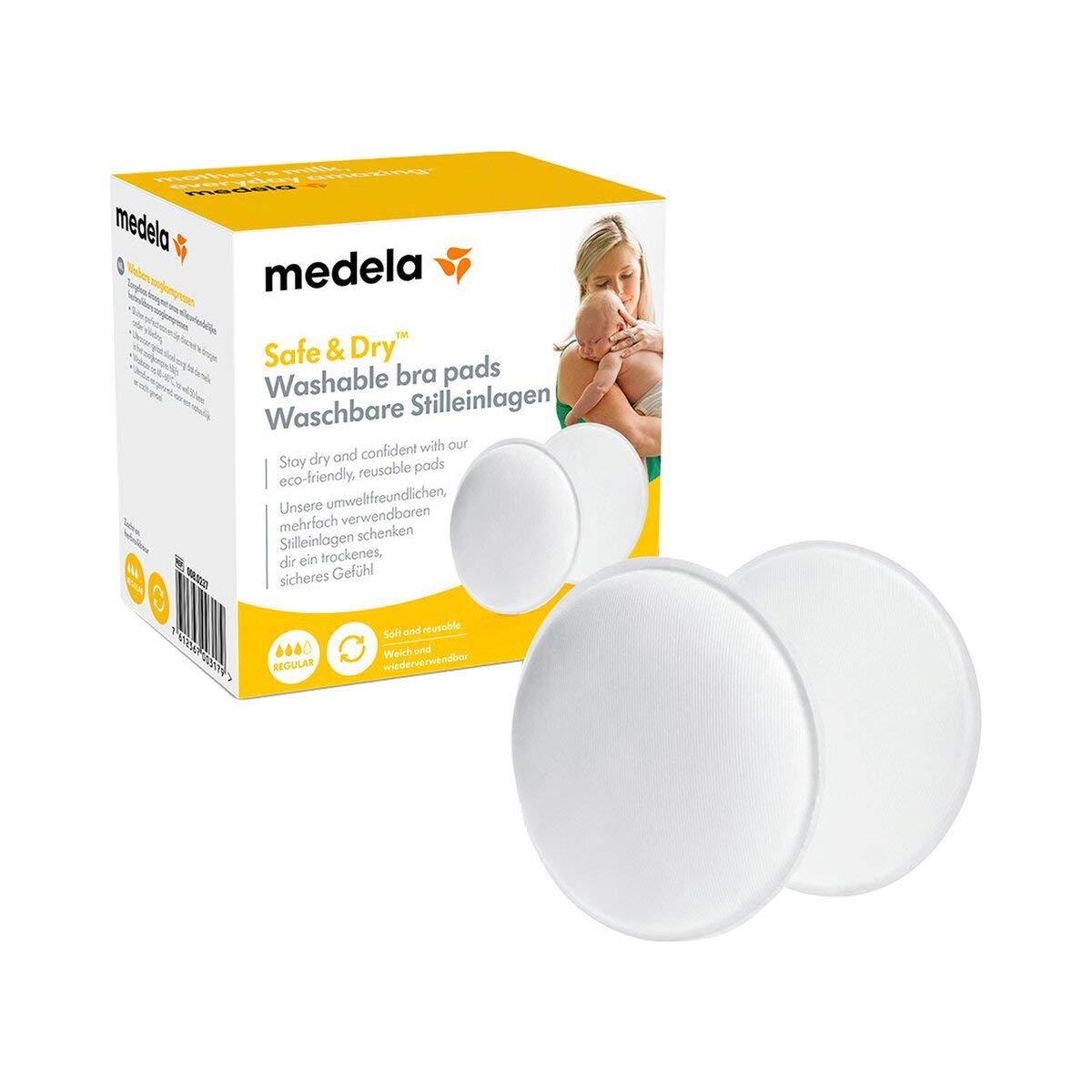 Medela 4 coppette assorbilatte lavabili 0080237