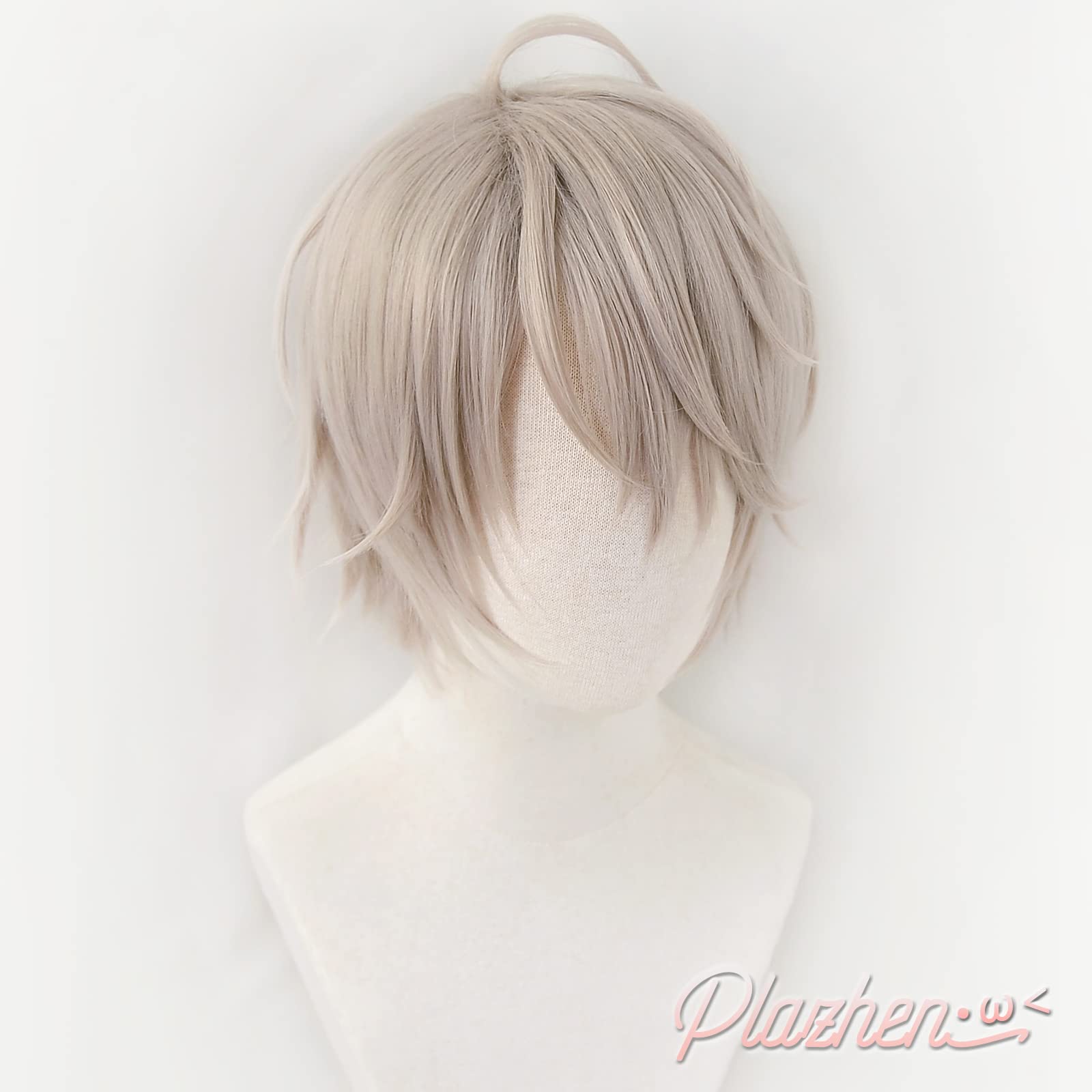 Amazon.co.jp: Plazhen コスプレ ウィッグ ＋ 耳飾り 甲斐田晴 かいだ