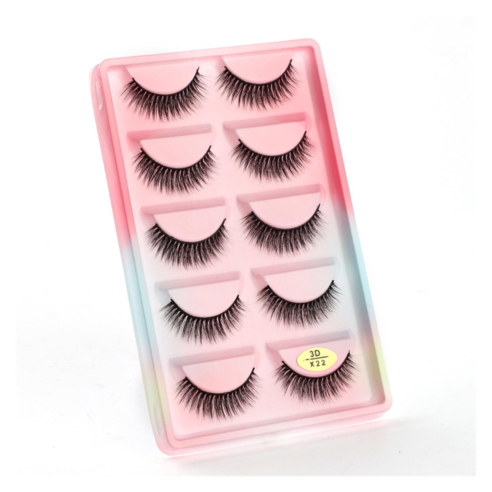 UAMOU 10 50 100 Boxes Mink Eyelashes Fluffy 3D Mink Lashes Makeup Natural Long Volume False Eyelashes Bulk