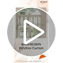 Image of Short Window Curtain for Kitchen, Living Room, Cafe, Restaurant & Home Decor | Elegant Half Window Valance | Length - 24 Inch, Width - 60 Inch (Multiple Leaf Color, Medium)