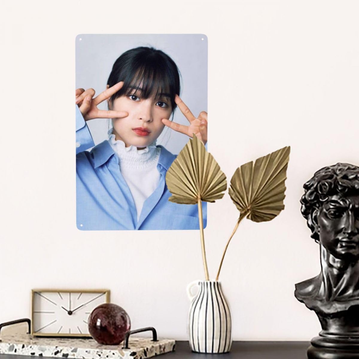 Amazon.co.jp: 広瀬すず ブリキの絵 ブリキ看板 金属ポスター 装飾鉄絵