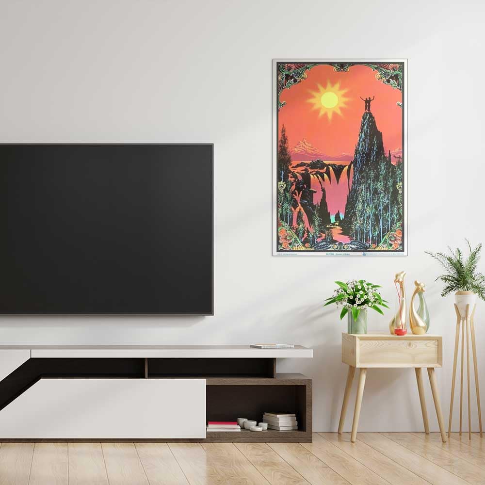 Amazon.com: Scorpio Posters Garden of Eden Laminated Blacklight