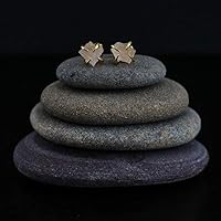 Vista 13 de Pendientes de tuerca de piedra preciosa cruda, idea de regalo para el día de la madre, graduación, moda de verano