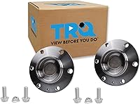 Vista 137 de TRQ Par de conjunto de cubo de cojinete de rueda delantera izquierda derecha, 2 piezas compatible con Lexus GX460 2003-2009 GX470 2003-2023 Toyota