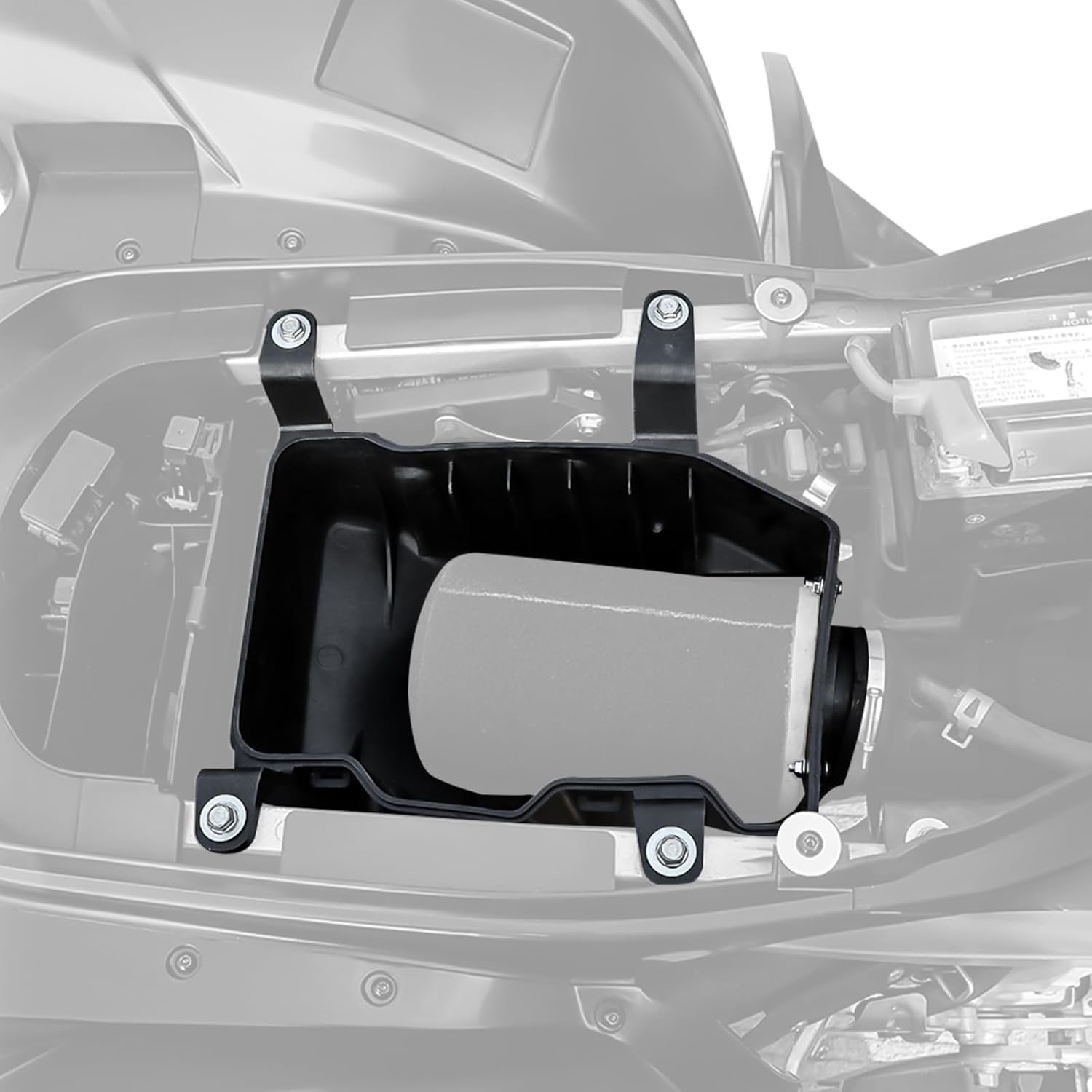 Air Filter Box Cleaner Case for Yamaha Raptor 700 700R 06-25, Fuel Customs Intake High Flow Airbox Box Housing for Yamaha Raptor 700 700R 2006-2025, Replace OEM #1S3-14411-00-00