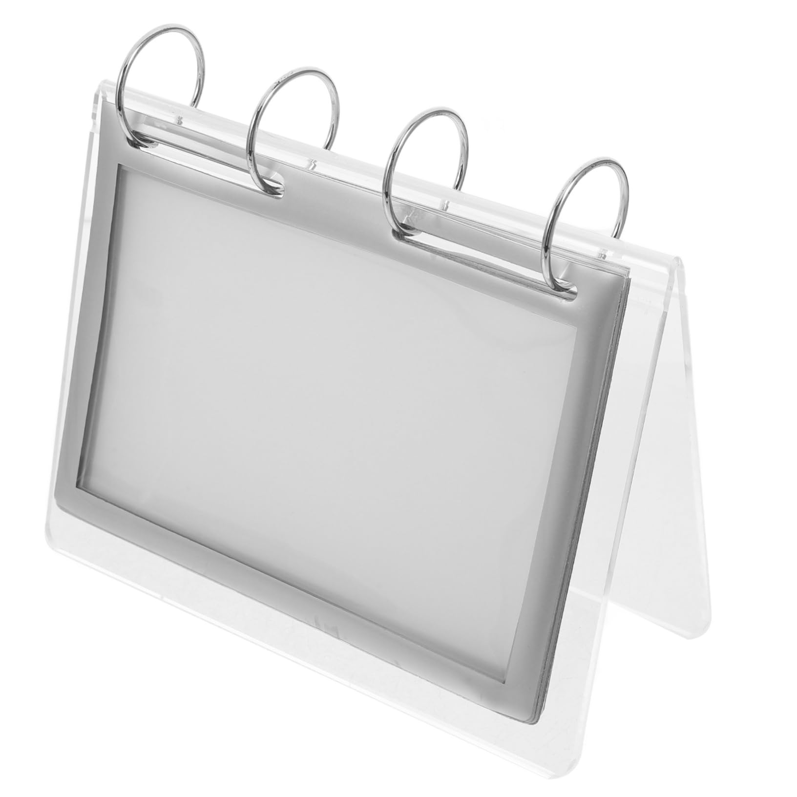 EXCEART 5piezas Soporte De Menú Vertical De Transparente Para Mesa Exhibidor De Carteles Para Restaurantes y Tiendas Para Publicidad y Presentación De Menús