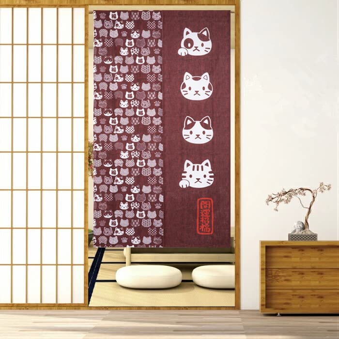 るのれん様 リクエスト 2点 まとめ商品 中開き のれん 暖簾 間仕切り キッチン ドア 玄関 目隠し 雑貨