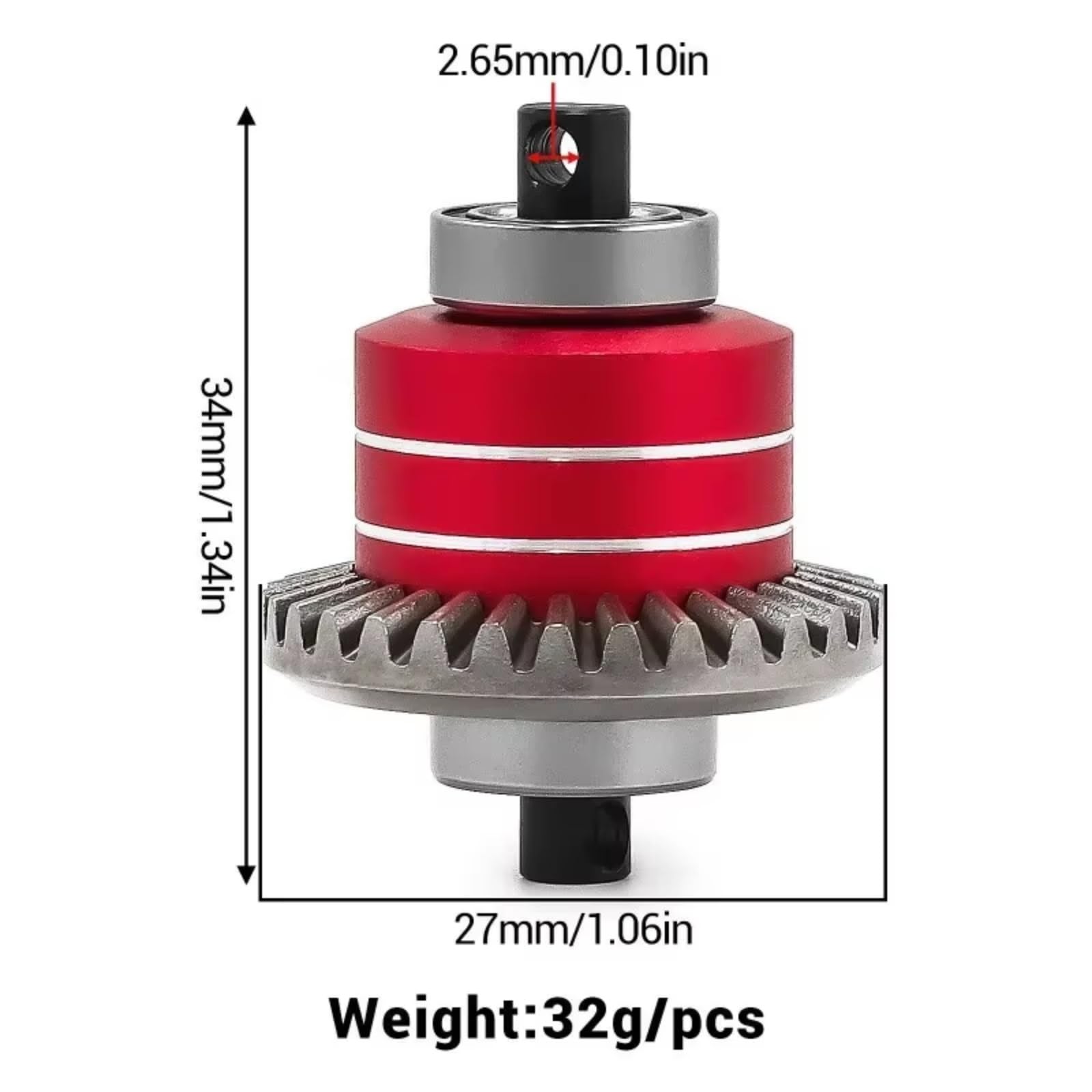RC Auto Modelli Differenziale Ingranaggi In Acciaio Per MJX Per HYPER GO 14211 14210 H14BM 1/14 RC Car Brushless Aggiornamenti Riparazione Modifica Parti