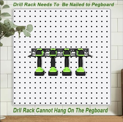 Enonci US-TOOL-01 Power Tool Organizer, Drill Holder Wall Mount,Thickened Drill Rack,50 Lb Garage Storage Heavy Duty Drill Organizer Utility Storage Rack thumb #5
