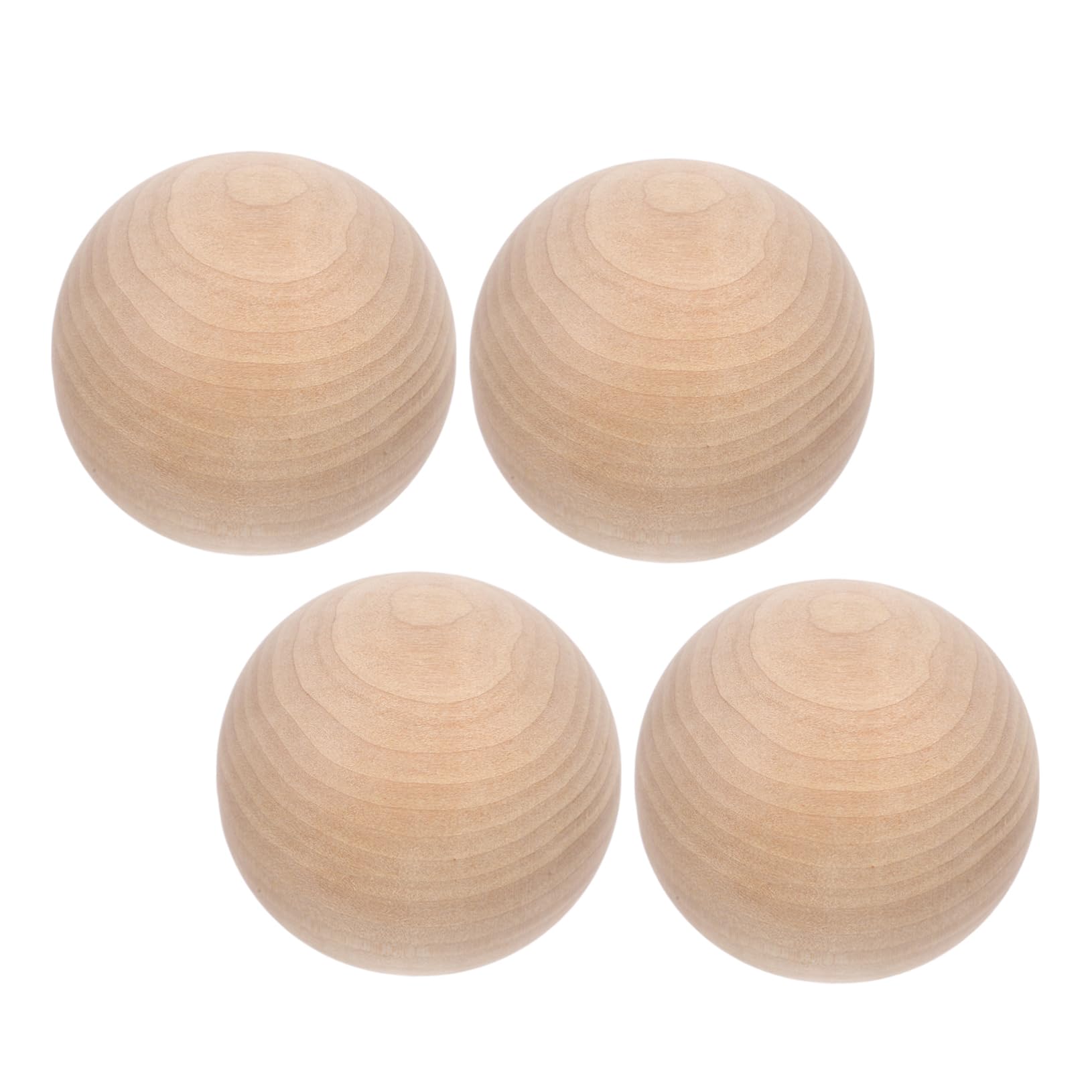 Boules Rondes Bois Brut TOPBATHY sans éclats pour réussir vos projets de peinture et bijoux