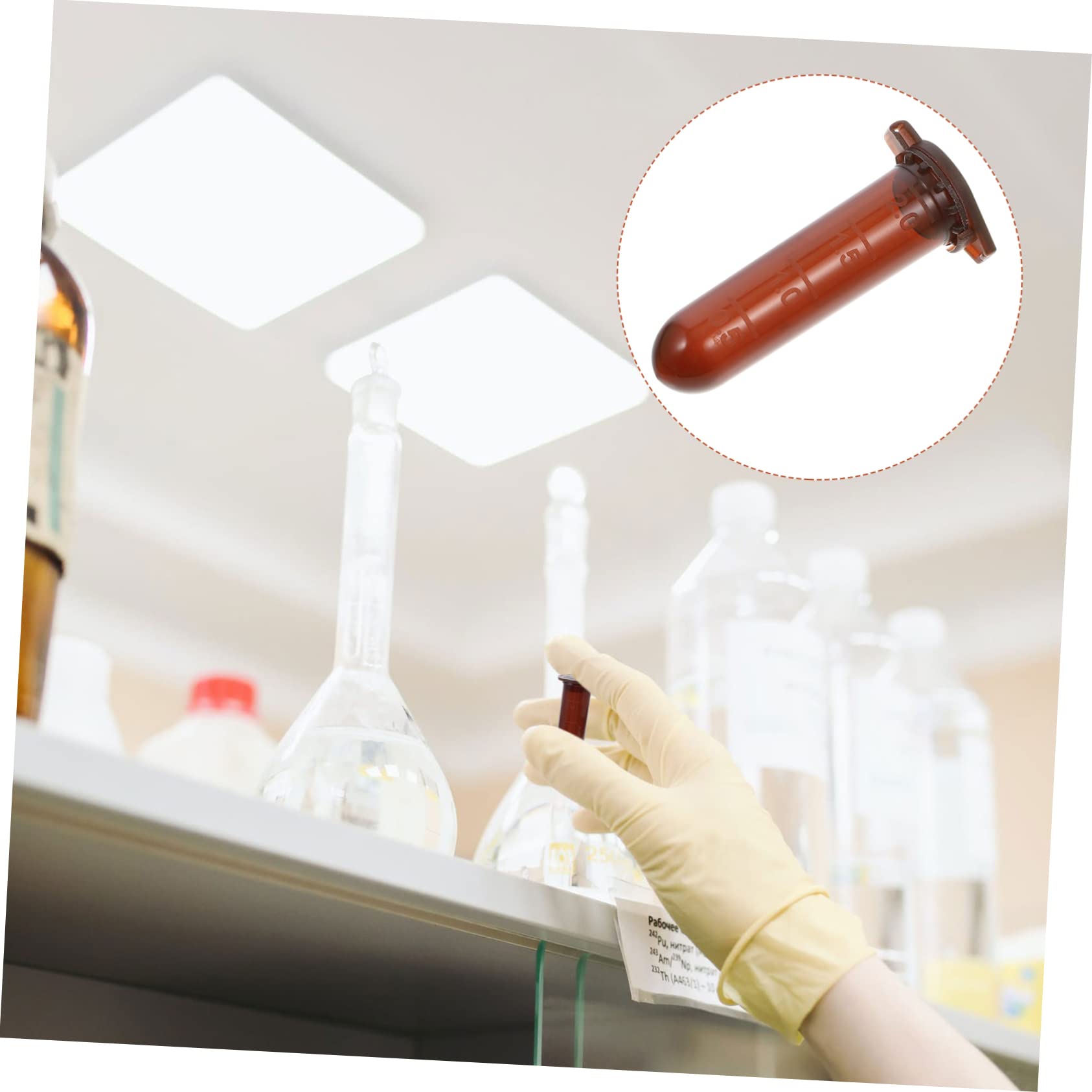 Zentrifugenröhrchen 500 Stück 2ml Braun Pp Lichtdicht