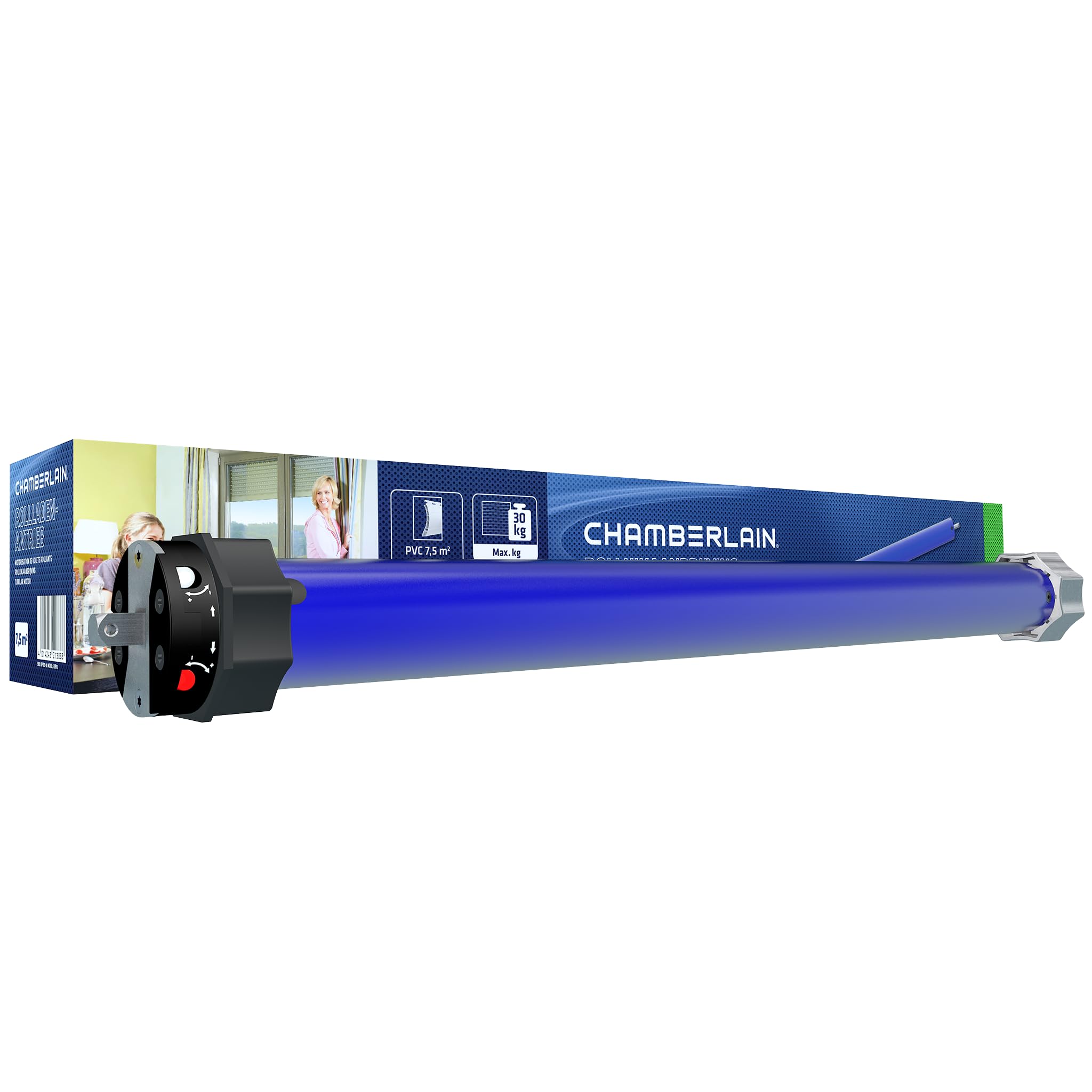 Chamberlain RPD15-10 Rohrmotor Ø 60 mm 50 kg 191 W 15 Nm