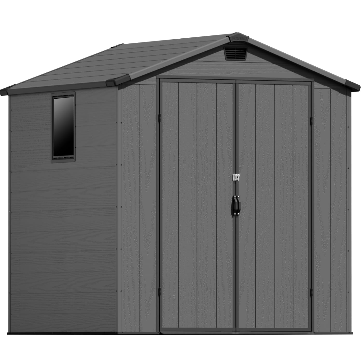 Patiowell 6x6 Dark Grey Shed