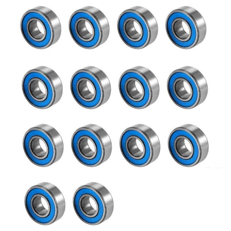 Upgrade Bearing Set Steel Ball Race Bearings for Tamiya DT-03 DT-03T - Hop Up Upgrade Kit - 14 Bearings