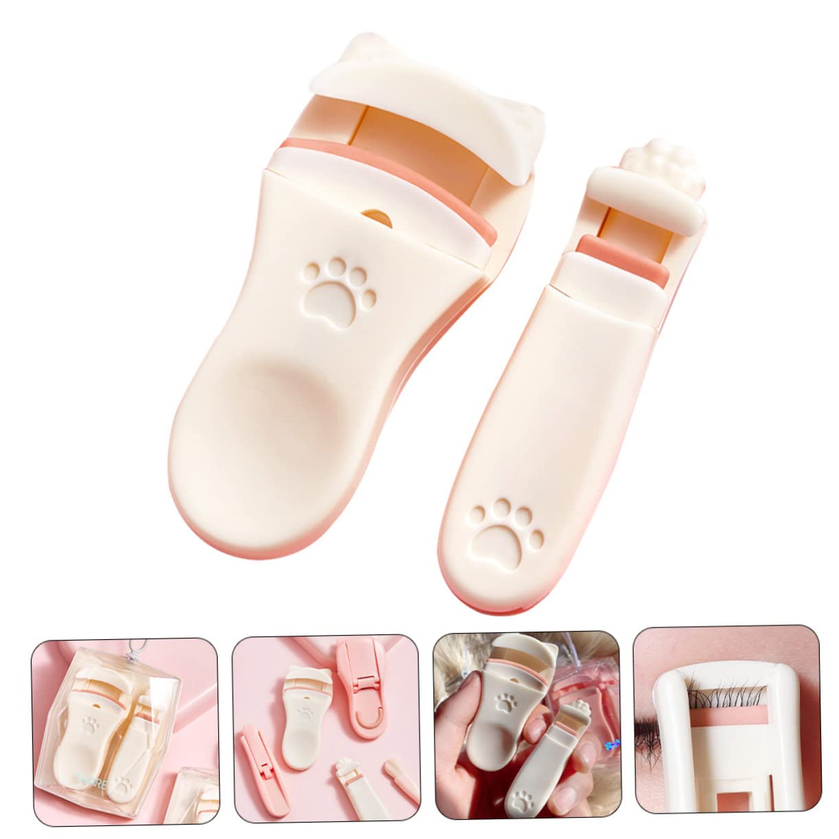 FRCOLOR 10piezas Para Pestañas Rizador De Pestañas Profesional Portátil Herramienta De Maquillaje Para Diseño Ergonómico y De Usar