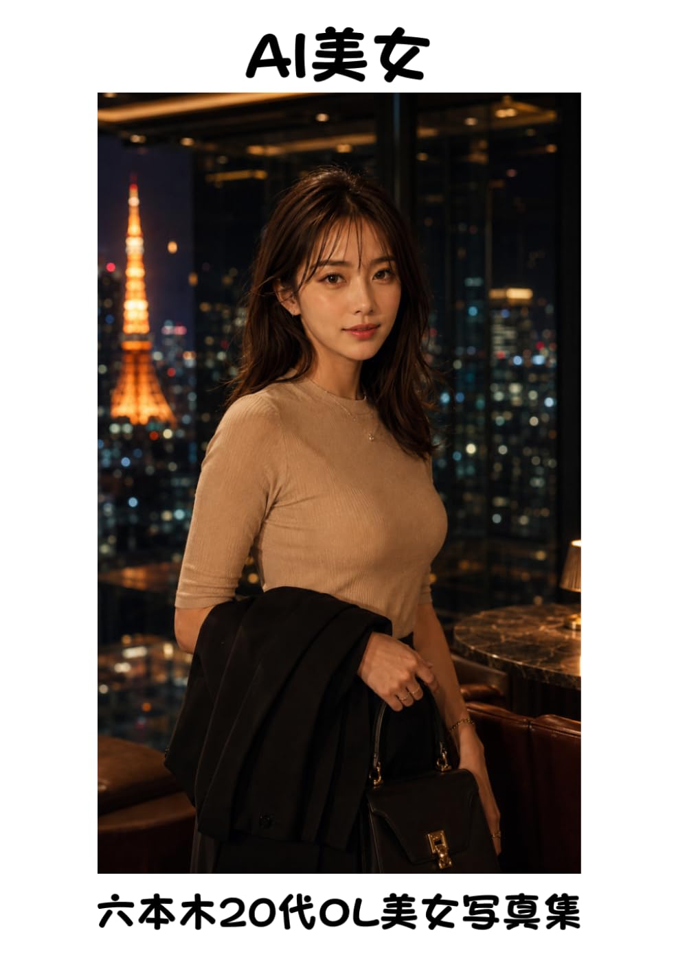 【AI美女】夜の六本木20代OL 美女写真集 (AI美女写真集)