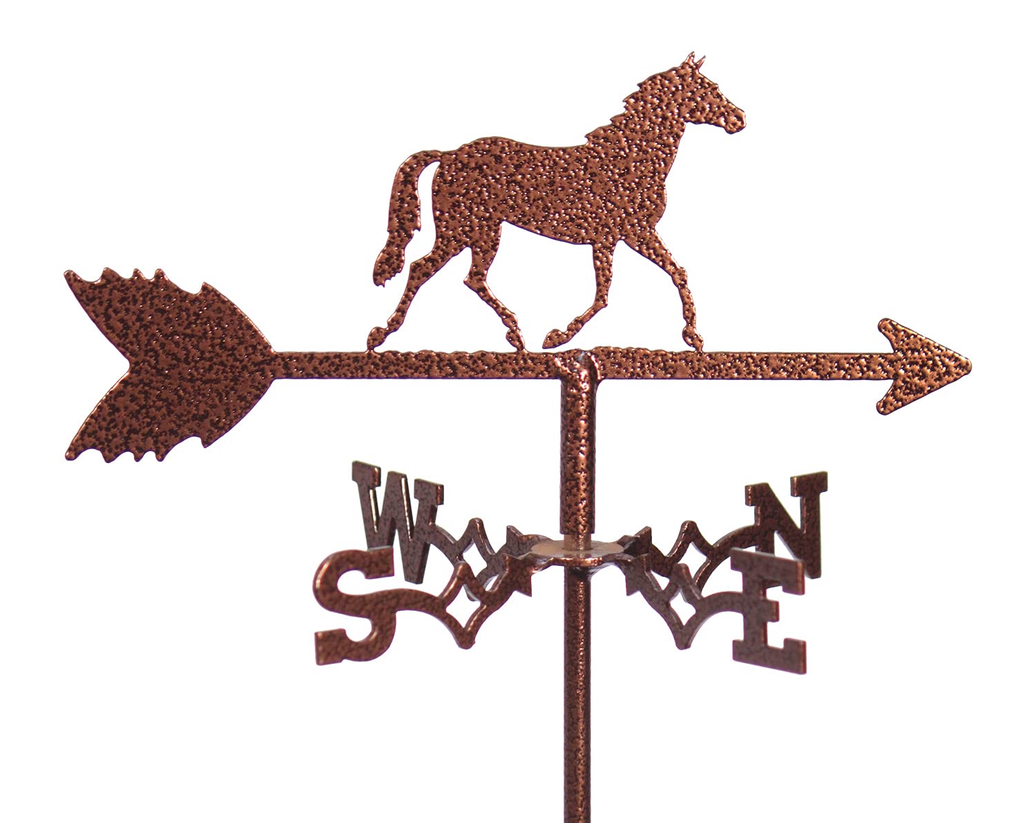 SWEN Products Horse - Quarter Mini Flower Pot Weathervane