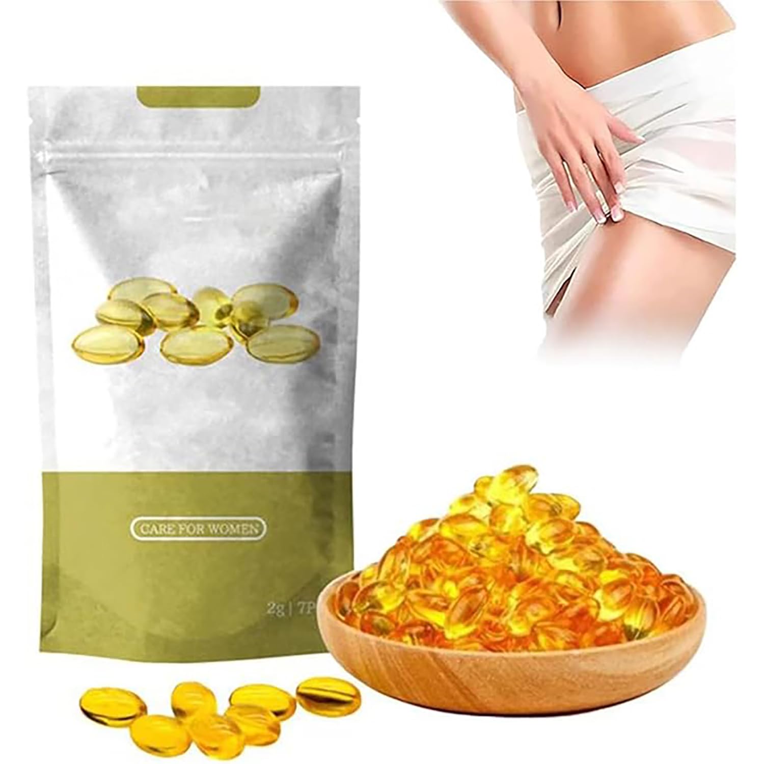 Guruas Bee Venom Ginger Oil Capsules: Bee Toxin Ginger Oil, Bee Toxin Ginger Oil Capsules, Bee Venom Capsules Organic, Bee Venom Natural Repair Vaginal Capsules, Weight Loss (1)