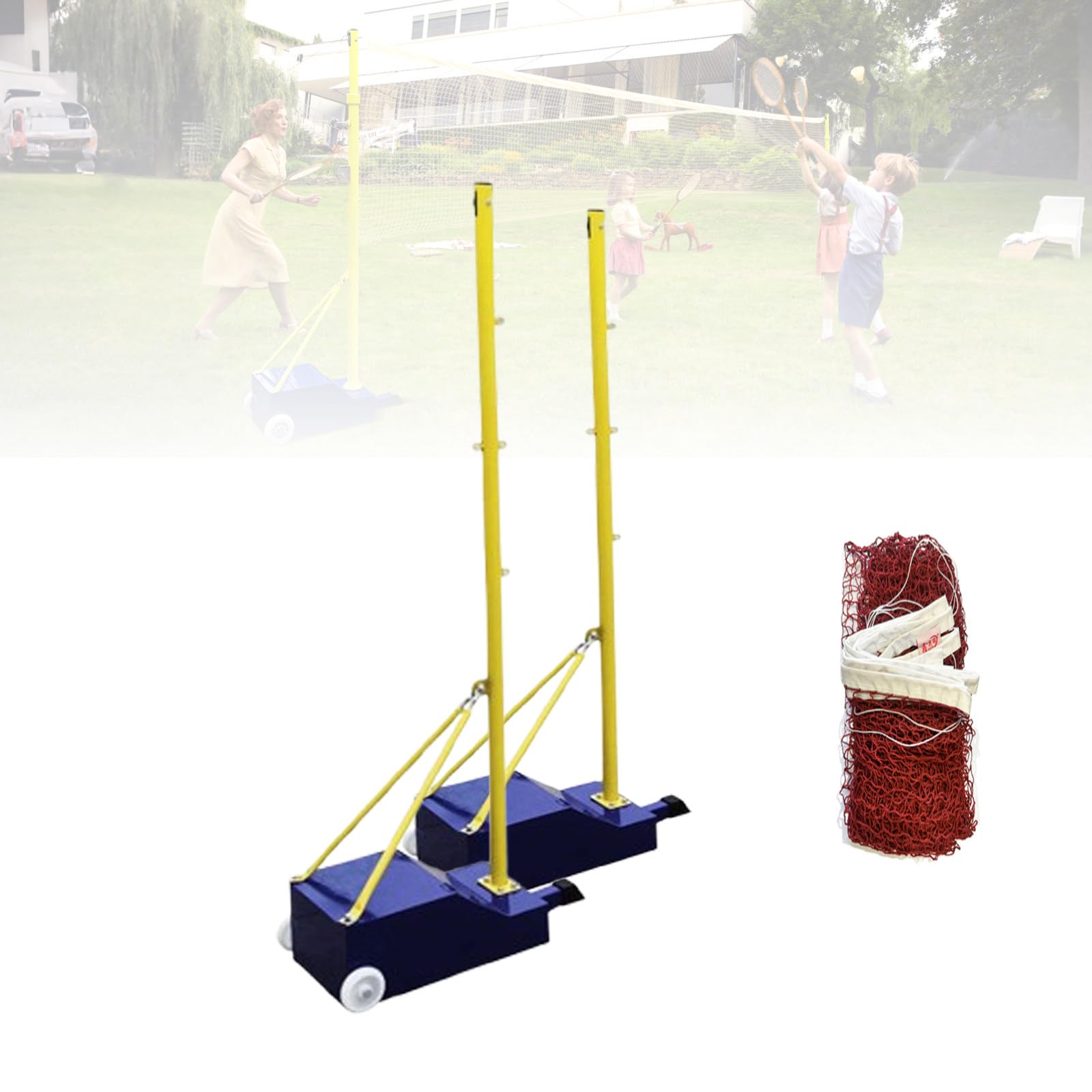 Palo Badminton Giardino Telaio Mobile 1,55M