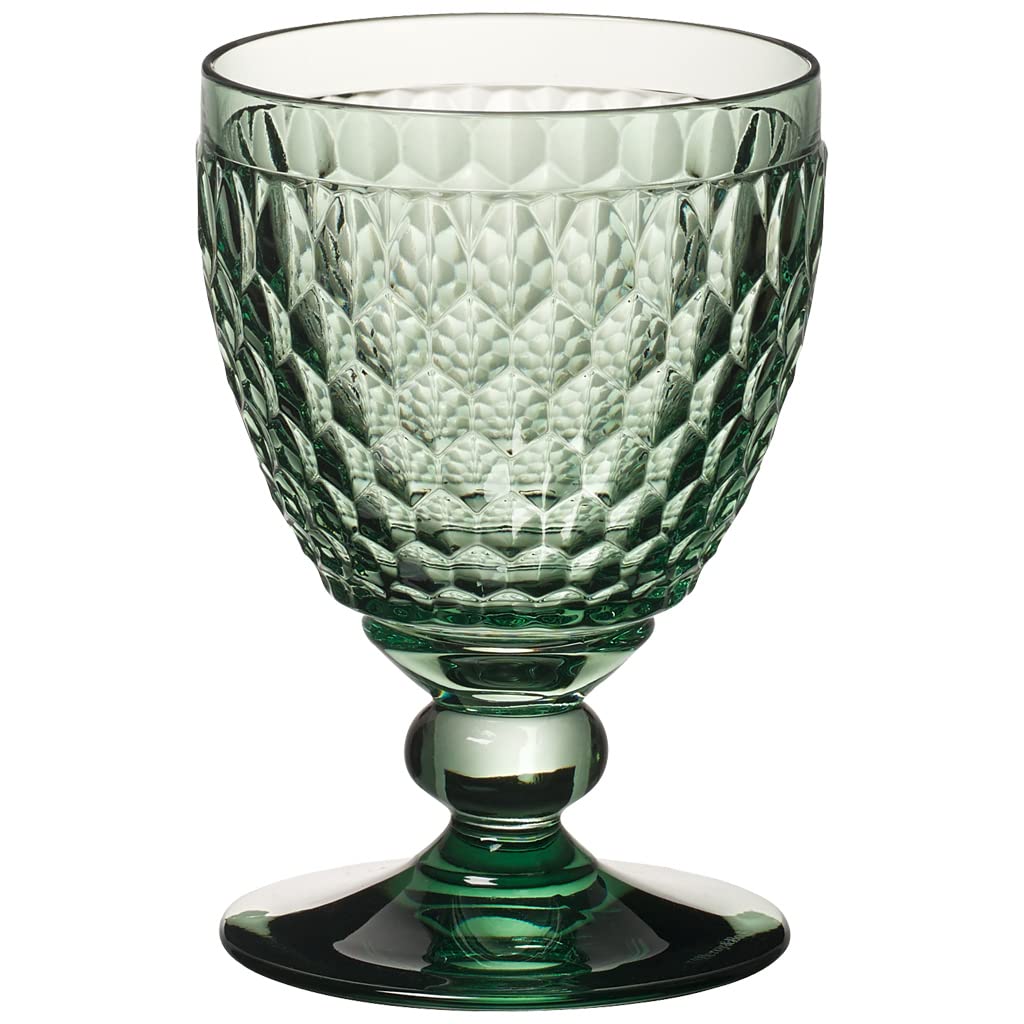 Villeroy & Boch Boston - Juego de 4 copas de vino tinto, 300 ml, color verde