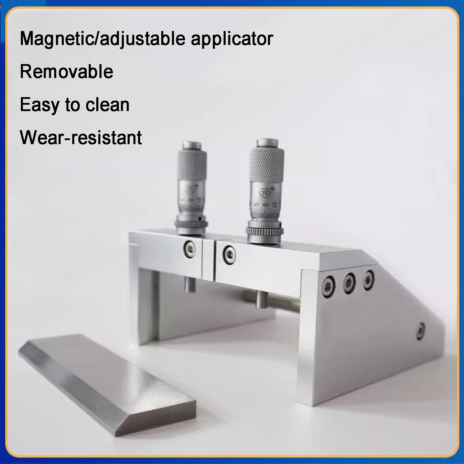 Aplicador De Película Ajustable, Máquina De Recubrimiento con Rasqueta De Laboratorio, Micrómetro De Espesor De Recubrimiento Ajustable De 0-3500 Μm
