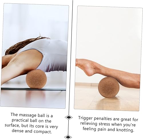Miniatura 7 de BESTOYARD 3 unidades de masaje de doble bola de punto de gatillo muscular, bola de masaje de pies, bola de movilidad para masaje físico de maní,