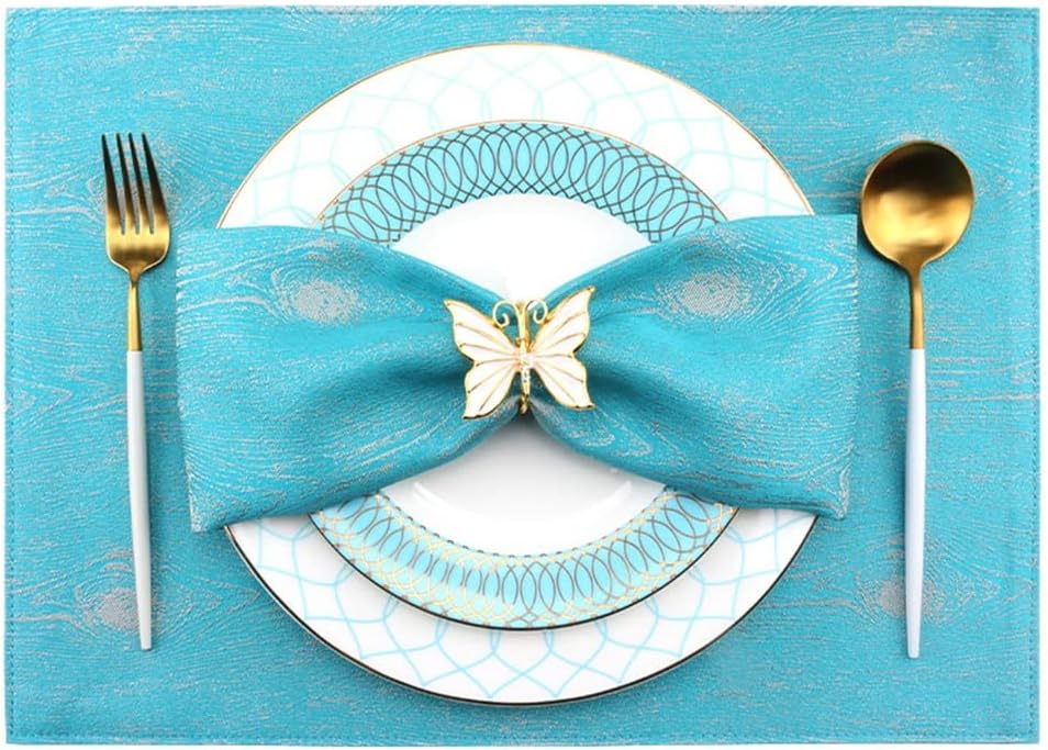 4 Pcs Table Mat Place Mat Pot Mat Polyester Linen Placemat Heat Insulation Table Mat