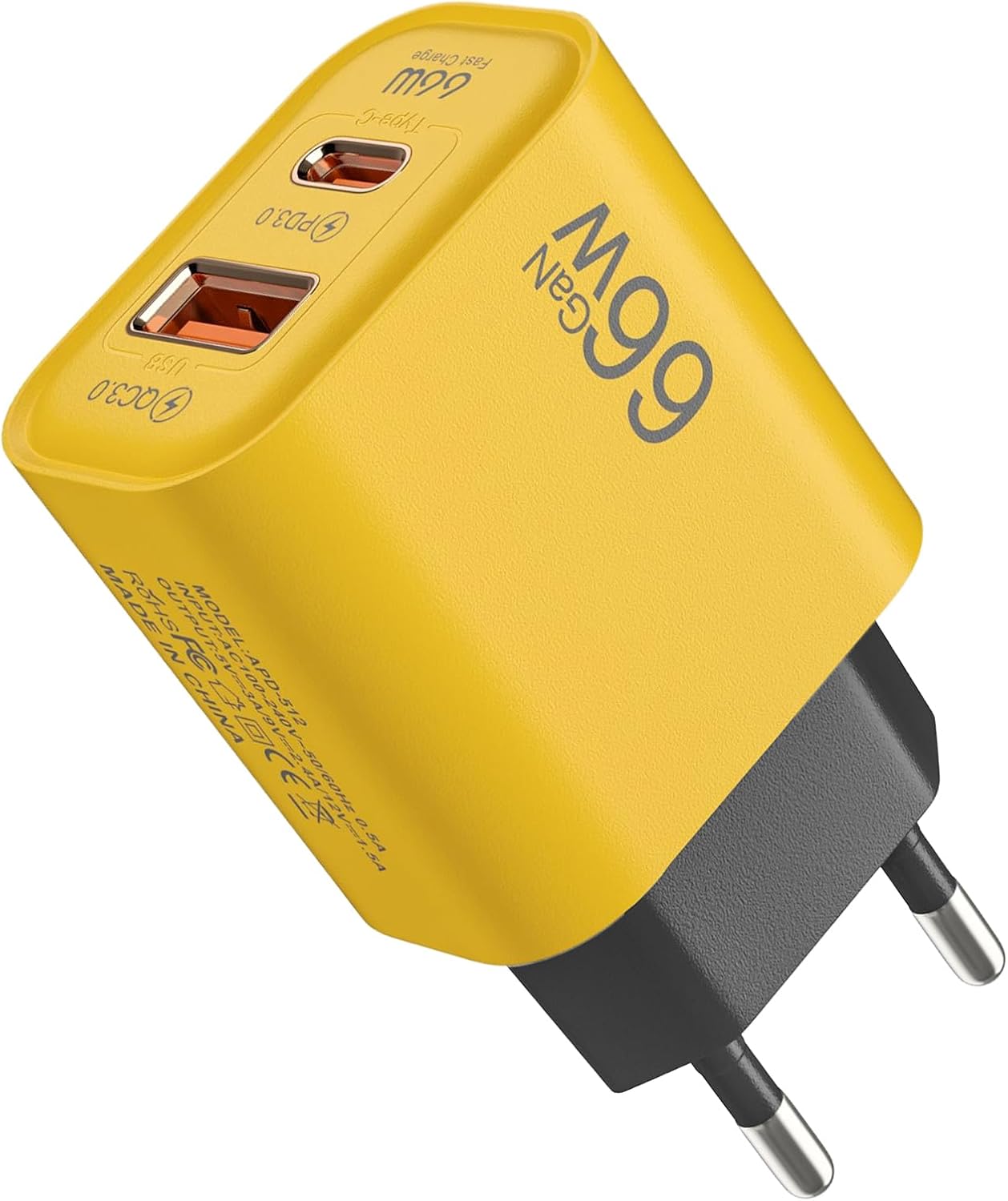 Adattatore Di Ricarica – Adattatore Di Ricarica Per Telefono 20W | PD Multi-Porta Ricarica Rapida con Adattatore Da Viaggio per Smartphone Tablet e Auto