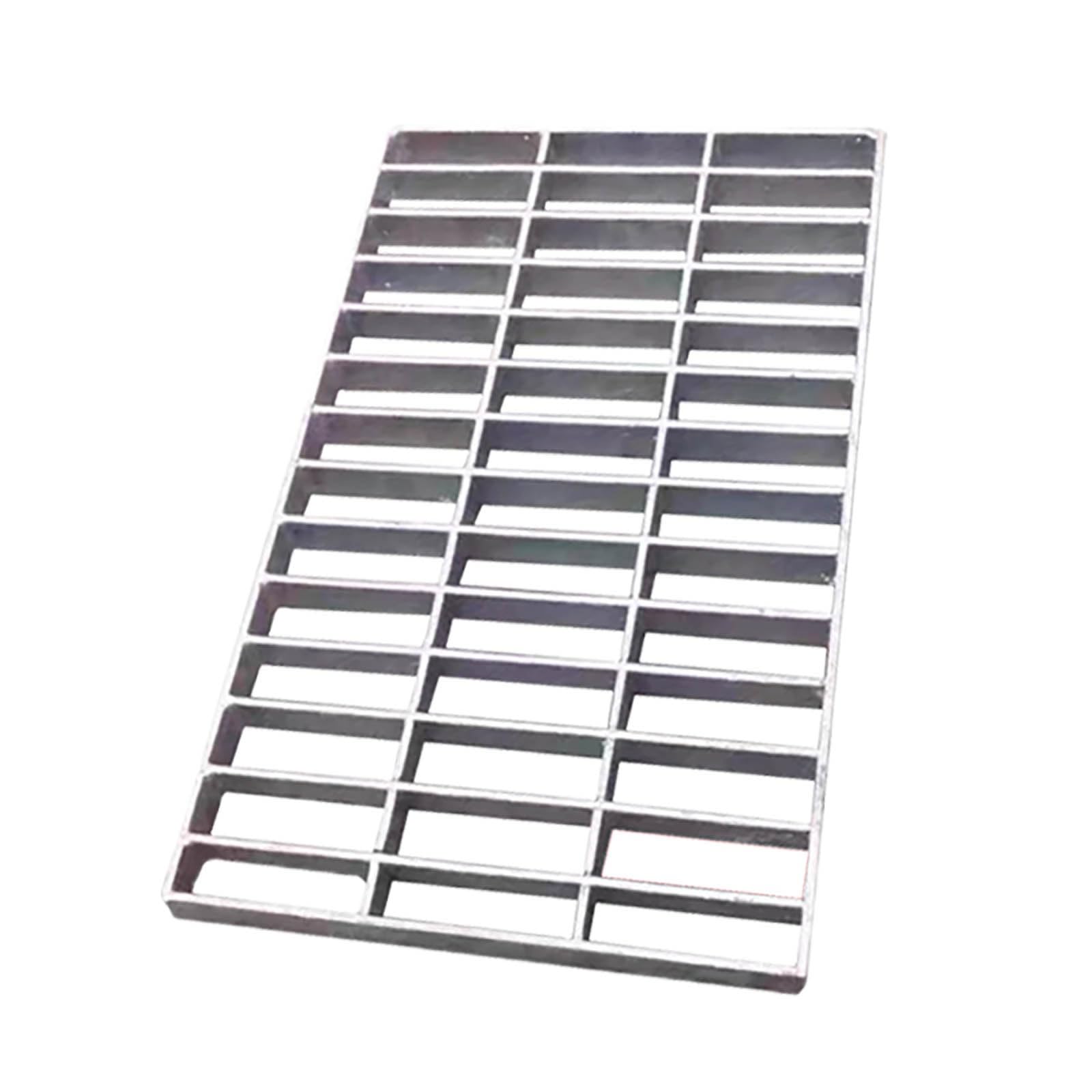 Grille d'évacuation robuste acier galvanisé extérieur pour regard