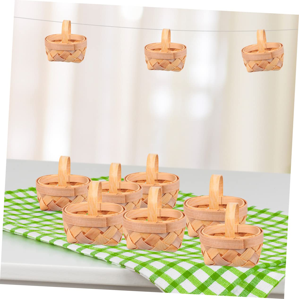 Yardwe 45piezas Cestas De Dulces Tejidas Mano De Canastas Para Decoración De Bodas y Para Empacar Golosinas Fiestas y Celebraciones