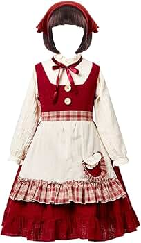 Amazon.co.jp: [トクとユウ] ハロウィン 赤ずきん コスプレ 赤頭巾