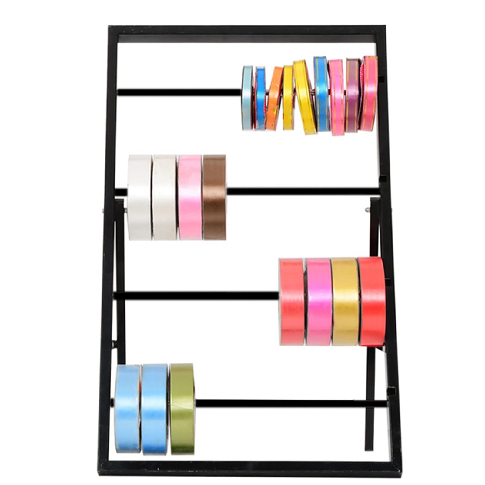 Set Tall Ribbon holder floor length display stands upright great new